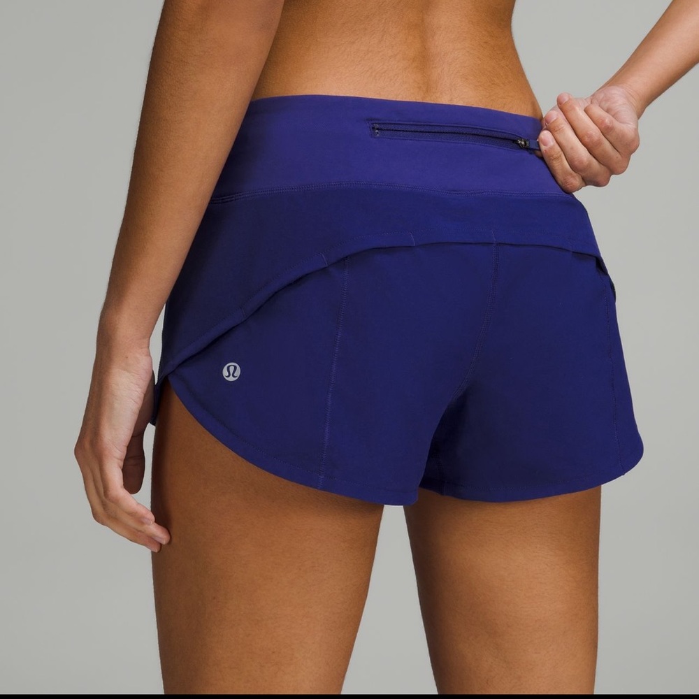RARE Lululemon Larkspur Speed Up Shorts